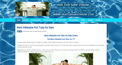 Desktop Screenshot of hottubsaleonline.com