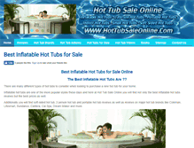Tablet Screenshot of hottubsaleonline.com